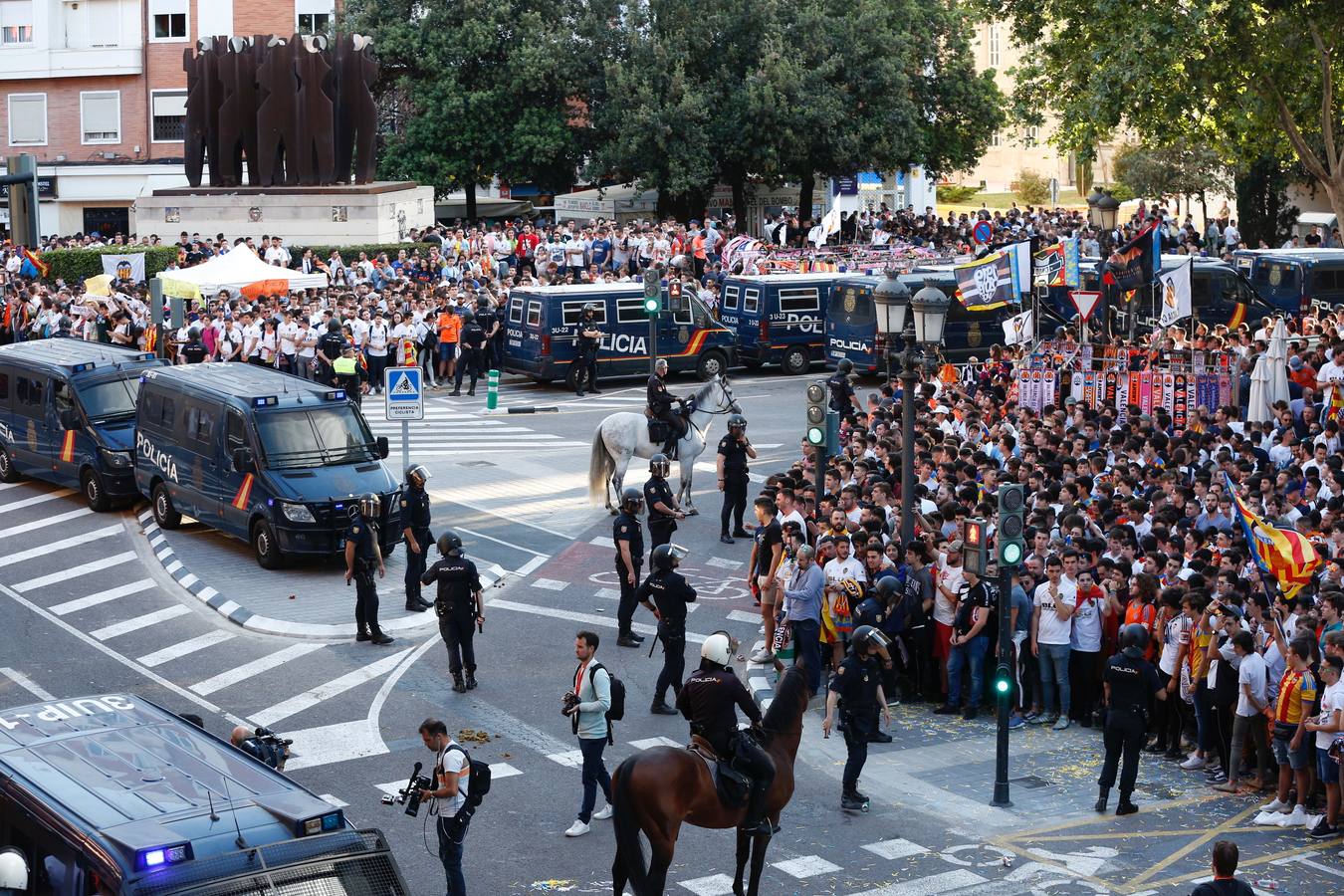 Así ha recibido la afición del Valencia al equipo