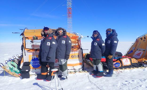 El trineo de viento logra sus objetivos científicos en la Antártida