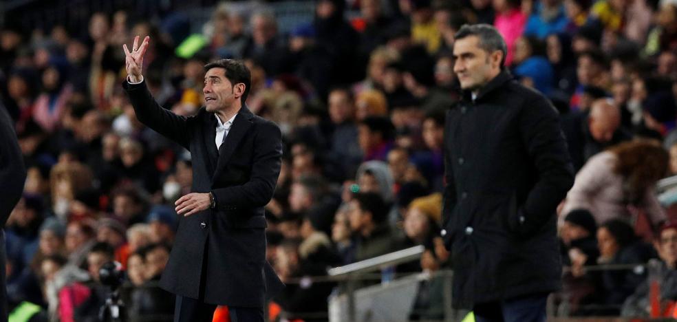 Marcelino y Valverde, los estrategas de la final de la Copa del Rey 2019