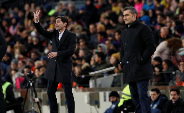 Marcelino y Valverde, los estrategas de la final de la Copa del Rey 2019