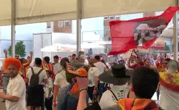Todos los vídeos de la afición del Valencia CF en la final de Copa del Rey de Sevilla