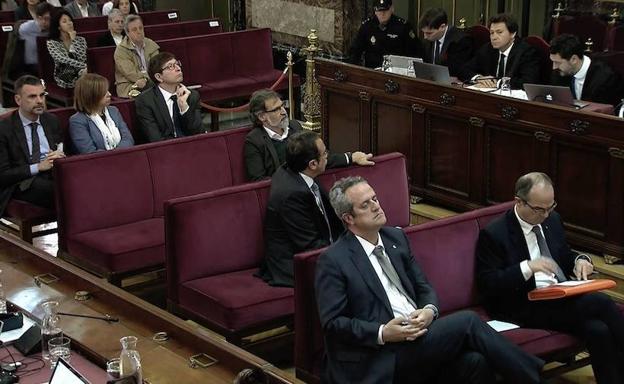 El juicio parte en dos a los líderes del procés