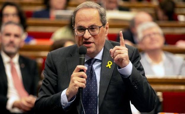 Torra llama a la unidad independentista como respuesta a la sentencia del juicio del Supremo