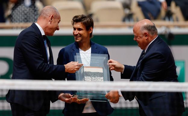 Roland Garros homenajea a David Ferrer