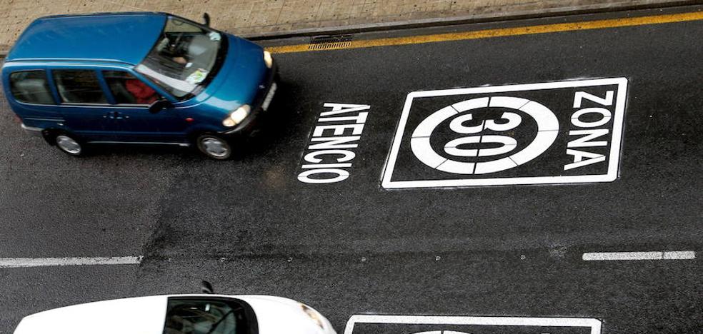 A 30 km/h en casi toda Valencia a partir de hoy sábado