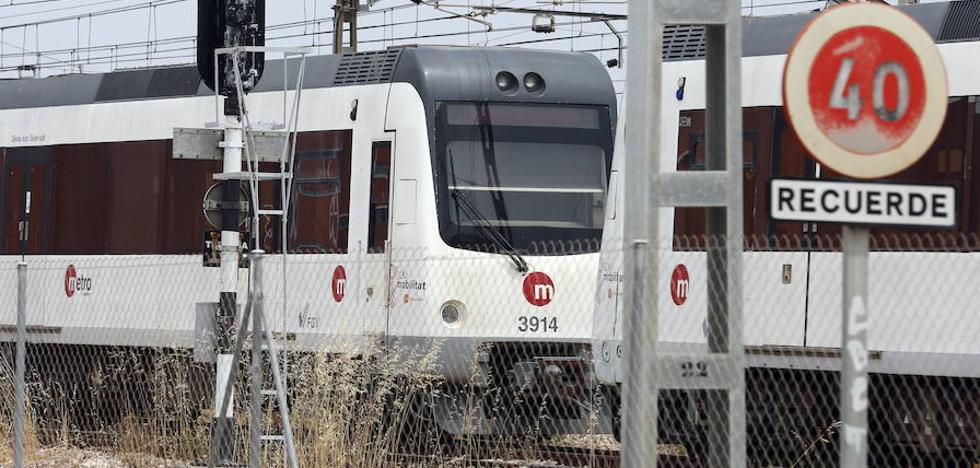 La línea 2 de metro, cortada durante dos horas entre Pobla de Vallbona y l'Eliana