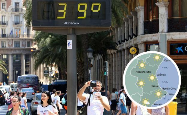 Más de 35º a la sombra y tormentas fuertes para recibir el verano en Valencia