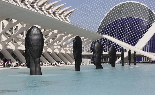 Visita las nuevas esculturas de Plensa en la Ciudad de las Artes y las Ciencias de Valencia