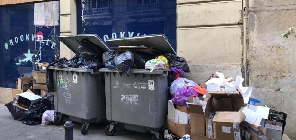 Demasiada suciedad en el centro de Valencia