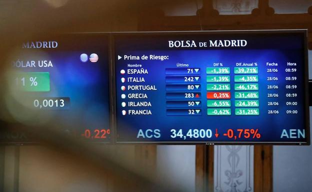 Las Bolsas europeas suben mientras los intereses de los bonos marcan nuevos mínimos