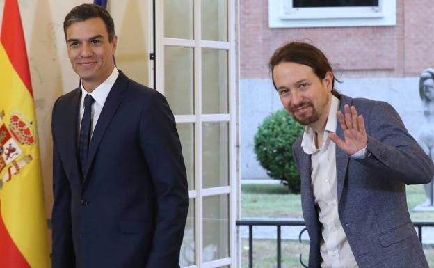 La coalición de PSOE y Podemos tiene más respaldo que un gobierno socialista en solitario