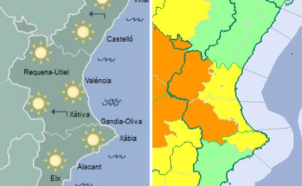 Dónde va a hacer más calor hoy en la Comunitat