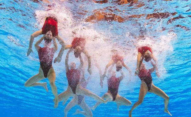 España logra el bronce en la rutina 'Highlight'