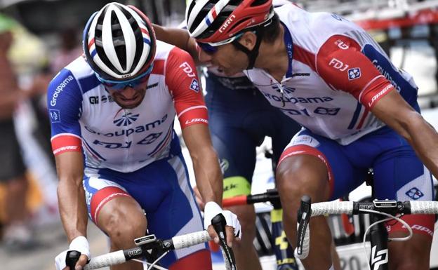 Las desgarradoras lágrimas de Pinot al abandonar el Tour a dos días del podio de París