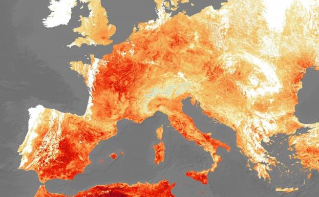 Las temperaturas extremas por la ola de calor: de los 46º en Francia a los 21º en el lugar habitado más al norte del planeta