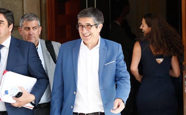 El PSOE sitúa a Patxi López como presidente de la Comisión Constitucional del Congreso