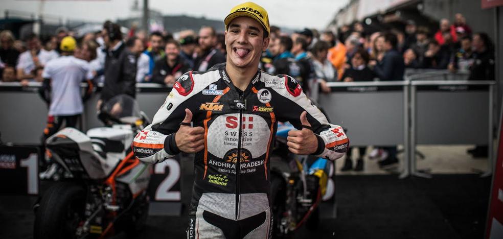 El valenciano Lecuona correrá dos años en el equipo oficial de KTM del Mundial de Moto2