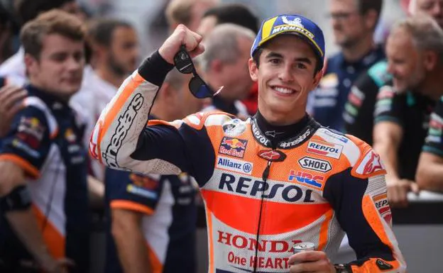 Márquez: «A nivel de ritmo, Dovizioso no está tan lejos»