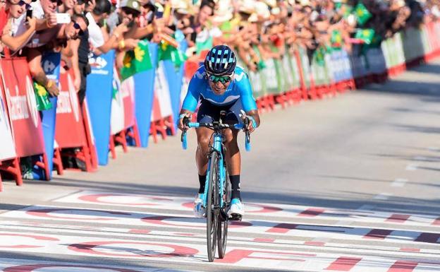 Nairo Quintana sorprende en Calpe