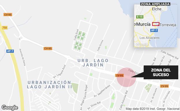 Fallece una mujer de 68 años tras ser arrollada por un camión en Torrevieja