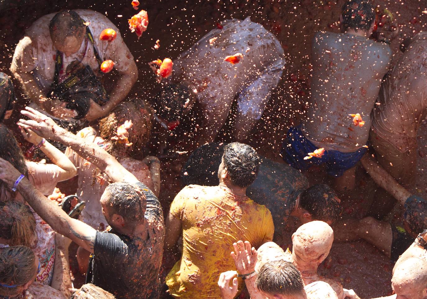 La Tomatina de Buñol 2019, en imágenes