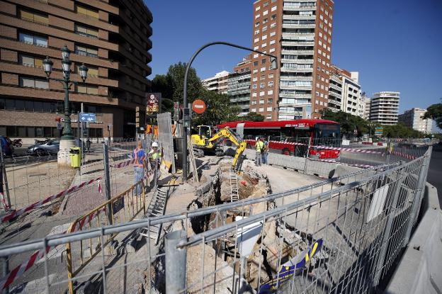 Obras en 30 calles devolverán los atascos a Valencia tras las vacaciones