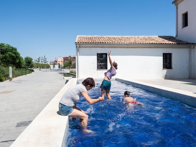 Las 'piscinas' del Parque Central