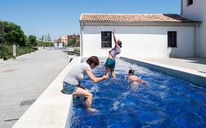 Las 'piscinas' del Parque Central