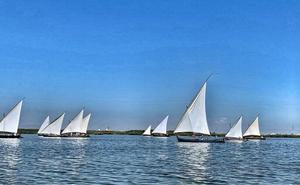 LA ALBUFERA, ESCENARIO DE UNA REGATA DE VELA LATINA