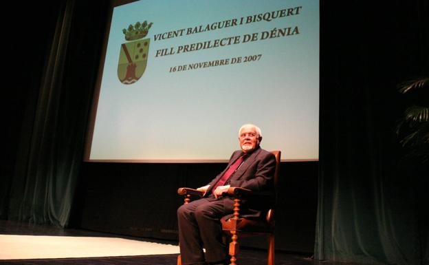 Fallece Vicent Balaguer, Hijo Predilecto de Dénia