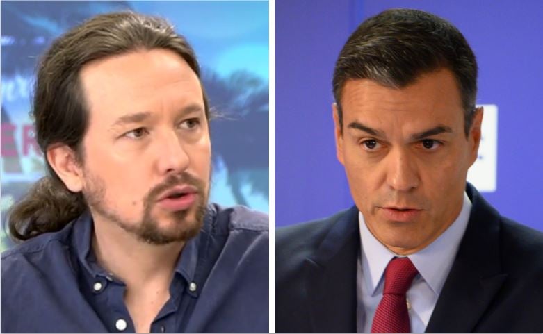 Sánchez e Iglesias ahondan sus diferencias antes de la reunión de los negociadores