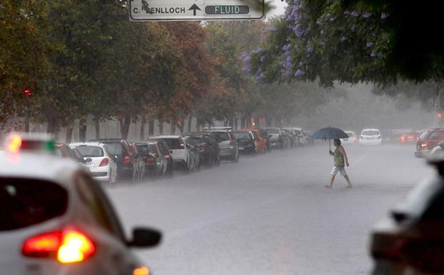 Así es la gota fría que dejará en Valencia lluvias de hasta 100 litros