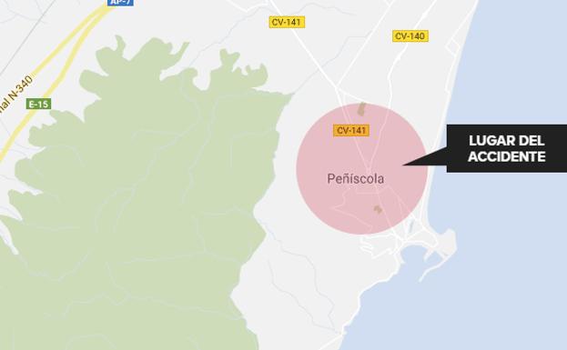 Un accidente de moto en Peñíscola deja un muerto y un herido grave