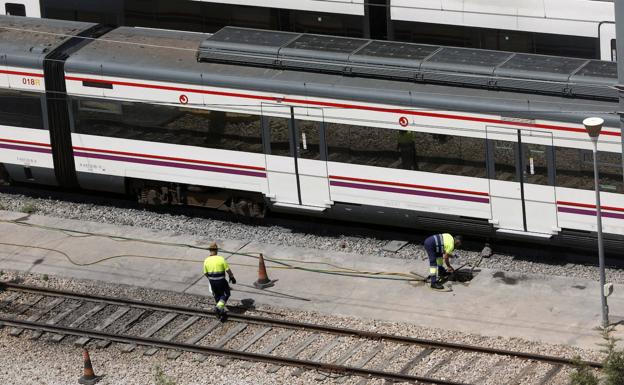 Todos los trenes afectados por el temporal en la Comunitat