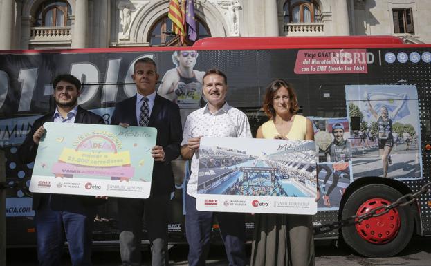 Movilidad Sostenible presenta el dispositivo especial para la celebración del Maratón de Valencia 2019