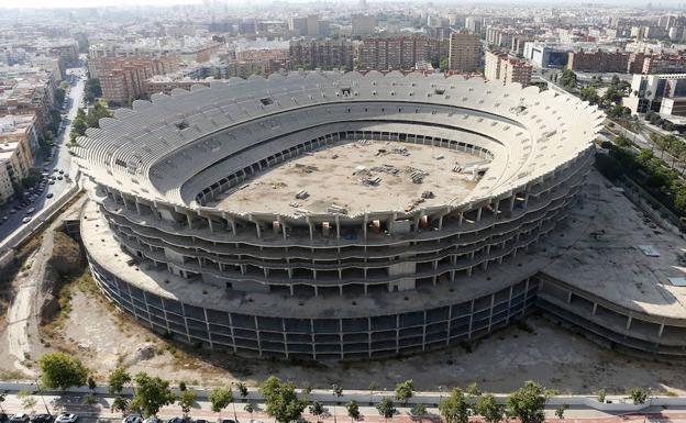 Cuelgan en redes sociales un vídeo desde dentro del Nou Mestalla