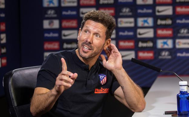 Simeone: «La gente del Atlético es exigente y no me sorprenden las críticas»