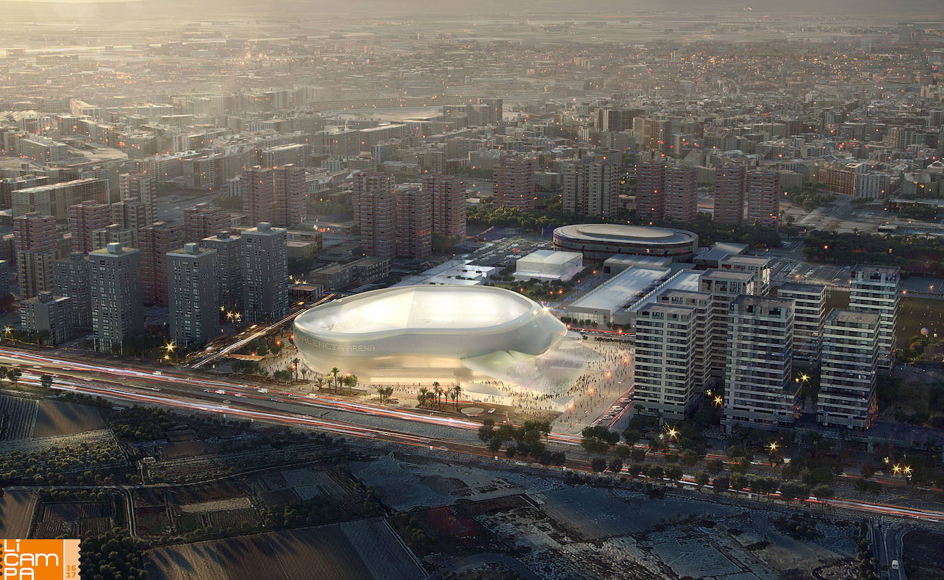 Luz verde al pabellón Valencia Arena