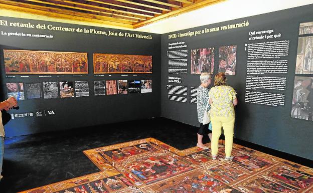 El Museo de Bellas Artes expone hoy la predela del Centenar de la Ploma