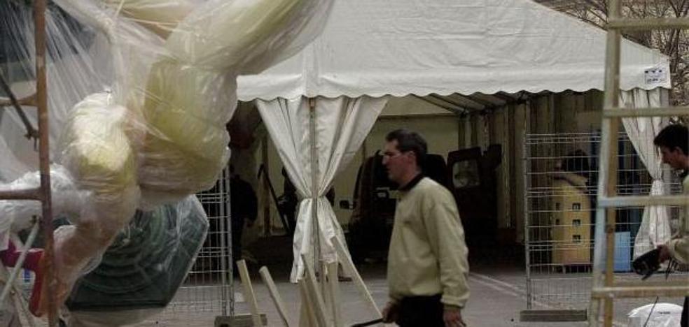 Las Fallas piden montar las carpas desde el día 6 y Cultura Festiva plantea el 13