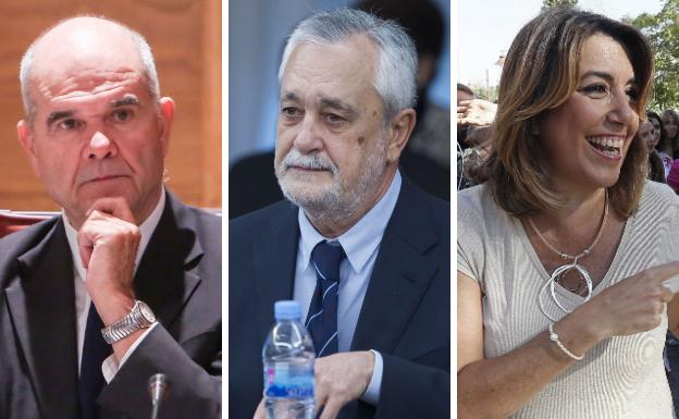 PP, Cs y Vox citan a Chaves, Griñan y Díaz en campaña para aclarar el uso de fondos públicos en prostíbulos