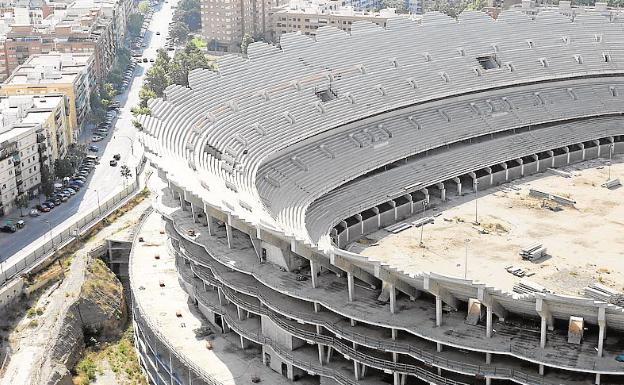 El Valencia quiere reiniciar las obras del nuevo estadio en el primer semestre de 2020