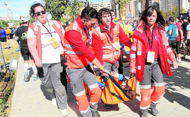 Salvavidas en zapatillas