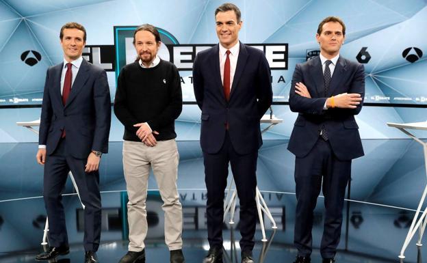 El Debate electoral 10N de hoy: hora y dónde ver el debate