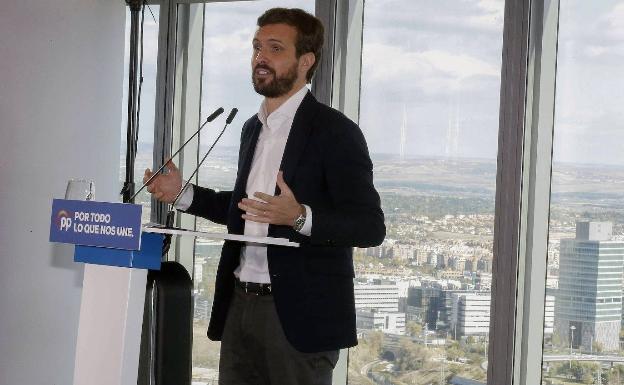 Casado atribuye a Sánchez un interés electoral en que hubiera «violencia» en Cataluña