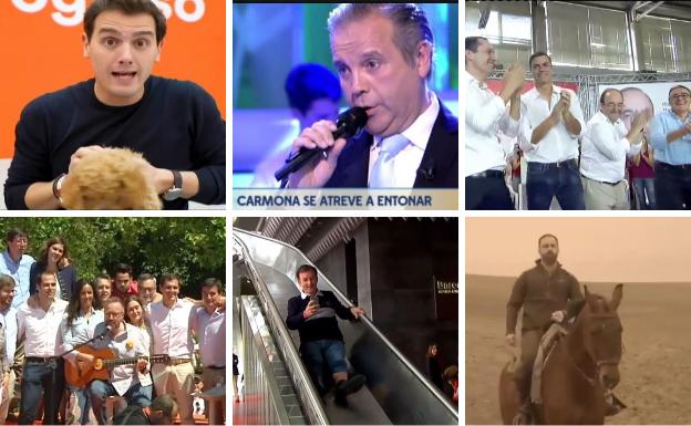 Políticos sin miedo al ridículo en campaña