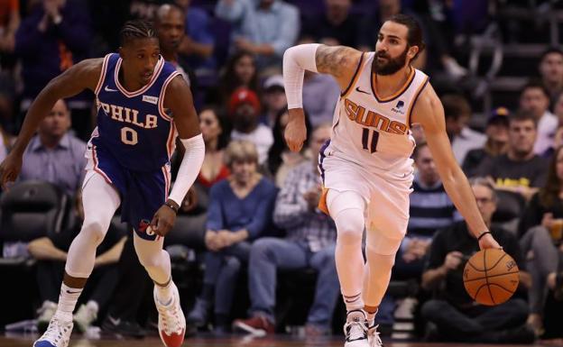 Ricky Rubio roza el triple-doble en la victoria ante los Sixers