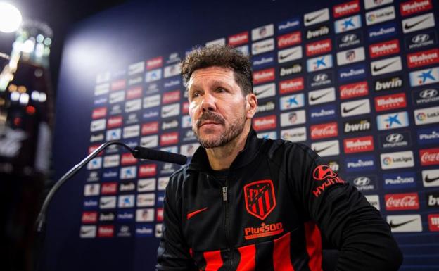 Simeone: «Transmitimos seguridad y confianza a todos los jugadores mientras estén aquí»