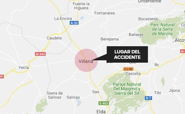 Un joven de 18 años fallece tras volcar su coche en Villena