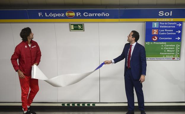 18 paradas de metro en homenaje a la Copa Davis